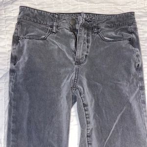 American eagle grey skinny jeans